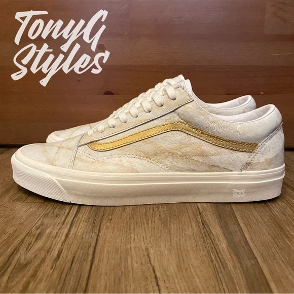 ✨NEW✨ VANS OLD SKOOL “GOLD MARBLE” (CUSTOM)